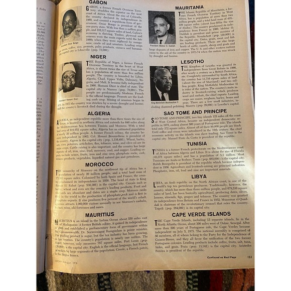 Vintage August 1976 Ebony SPECIAL ISSUE Magazine with Featured Cover, “AFRICA…k - Picture 14 of 15